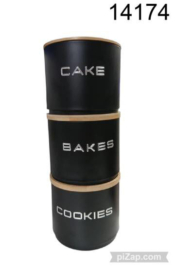 Imagen de LATAS X3 C/TAPA MADERA 12.25